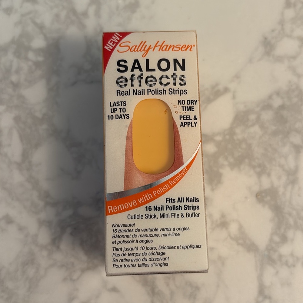 New Sally Hansen Salon Effects Nail Polish Strips Color Squeezed 170